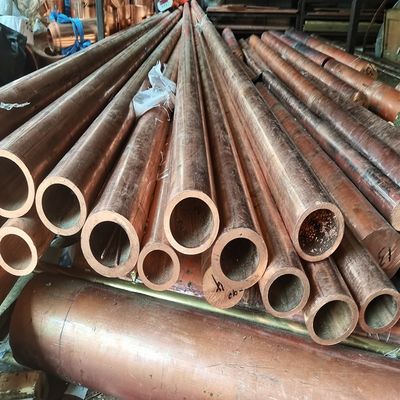 DIN 86019 C10700 Type L Copper Pipe 15mm Wall Thickness Brush Finish