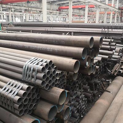 Wall Thickness 0.8mm Black Steel Seamless Pipe ASTM A106 8 Inch