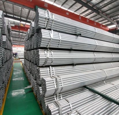 0.55 Thick DIN Pre Galvanized Steel Pipes SGCC 4 Inch Metal Pipe