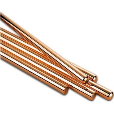 3mm 8mm ASTM B359 Aluminum Copper Brazing Rod Polishing Copper Round Rod