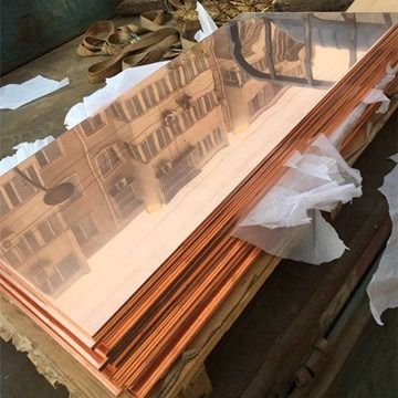 JIS Beryllium Large Copper Sheet Metal C10200 H3300 Sand Blasting