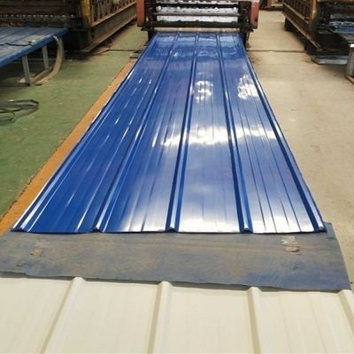 ASTM A792 JIS G3321 Colour Coated Profile Sheet 0.2mm Thick Alloy Zinc Roofing